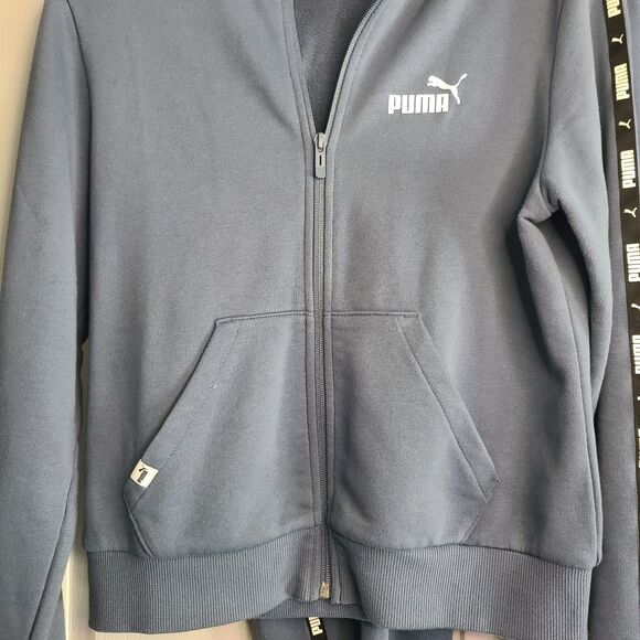 Puma Women Blue Jogger and Hoodie Set Size M - Picture 3 of 6